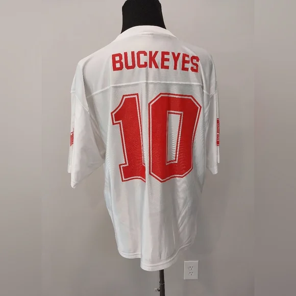 Starter Ohio State Buckeyes #10 Jersey Size XL Unisex - Picture 4 of 14
